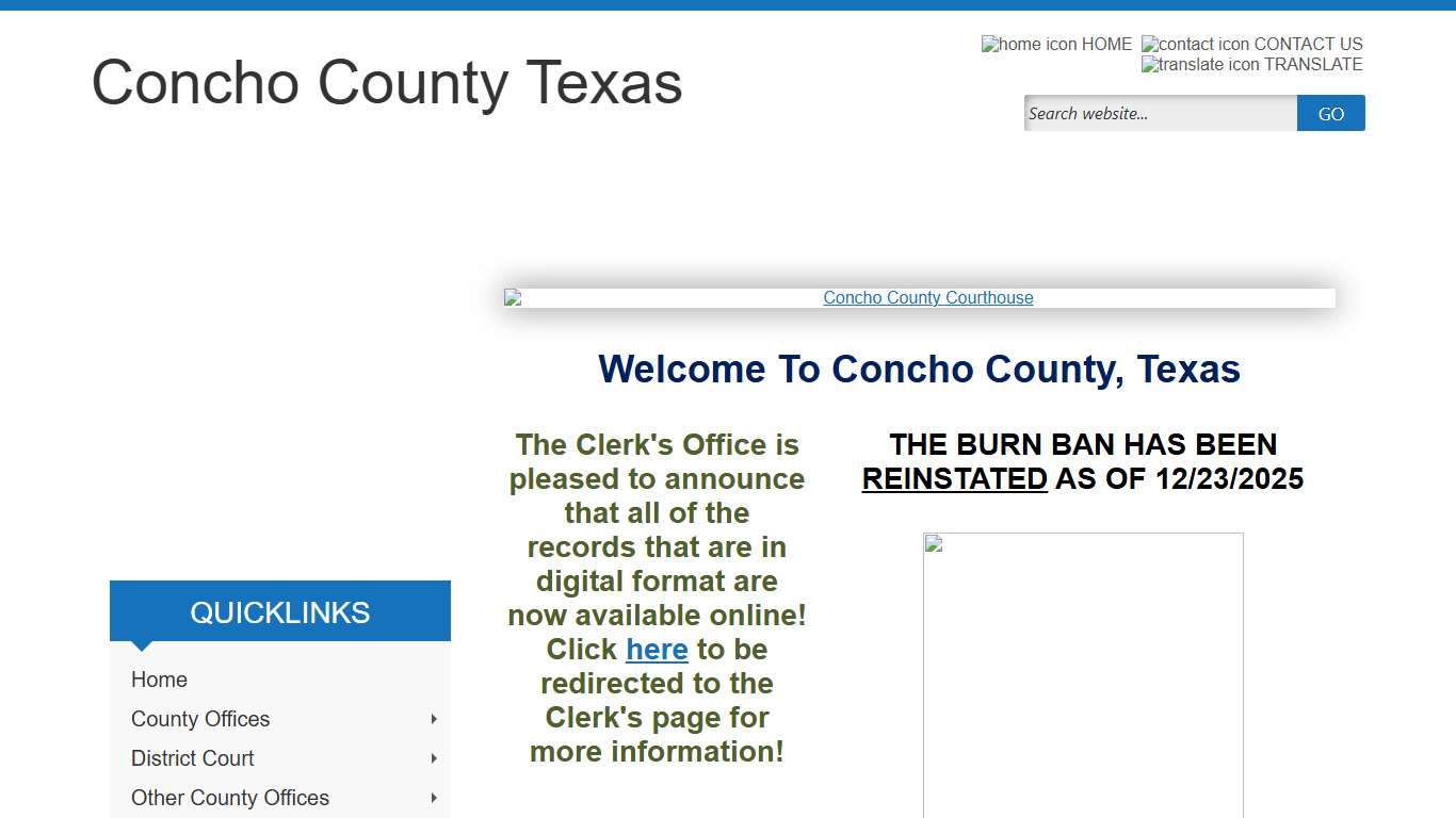 Concho County, Texas